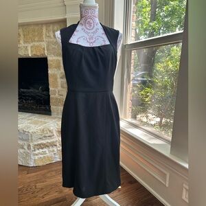 White House Black Market Black Sleeveless Dress Size 4